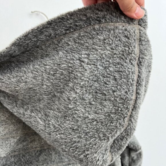 Prana Breathe Button Detail Fleece Lined Sz M Hoodie Grunge Vintage - Picture 14 of 15